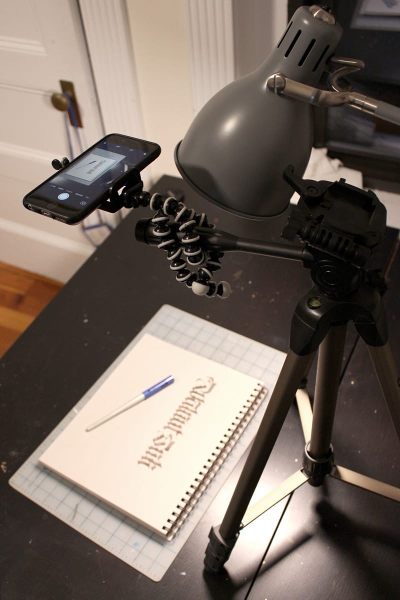Iphone recording setup