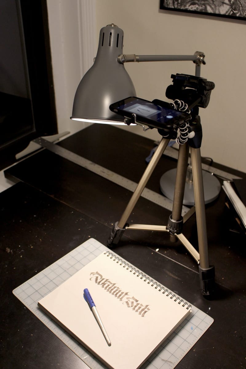 Iphone recording setup