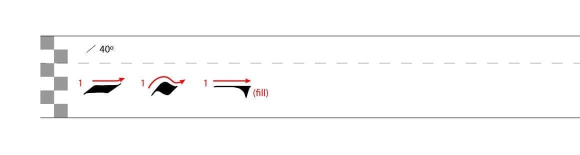 Horizontal stroke exercises