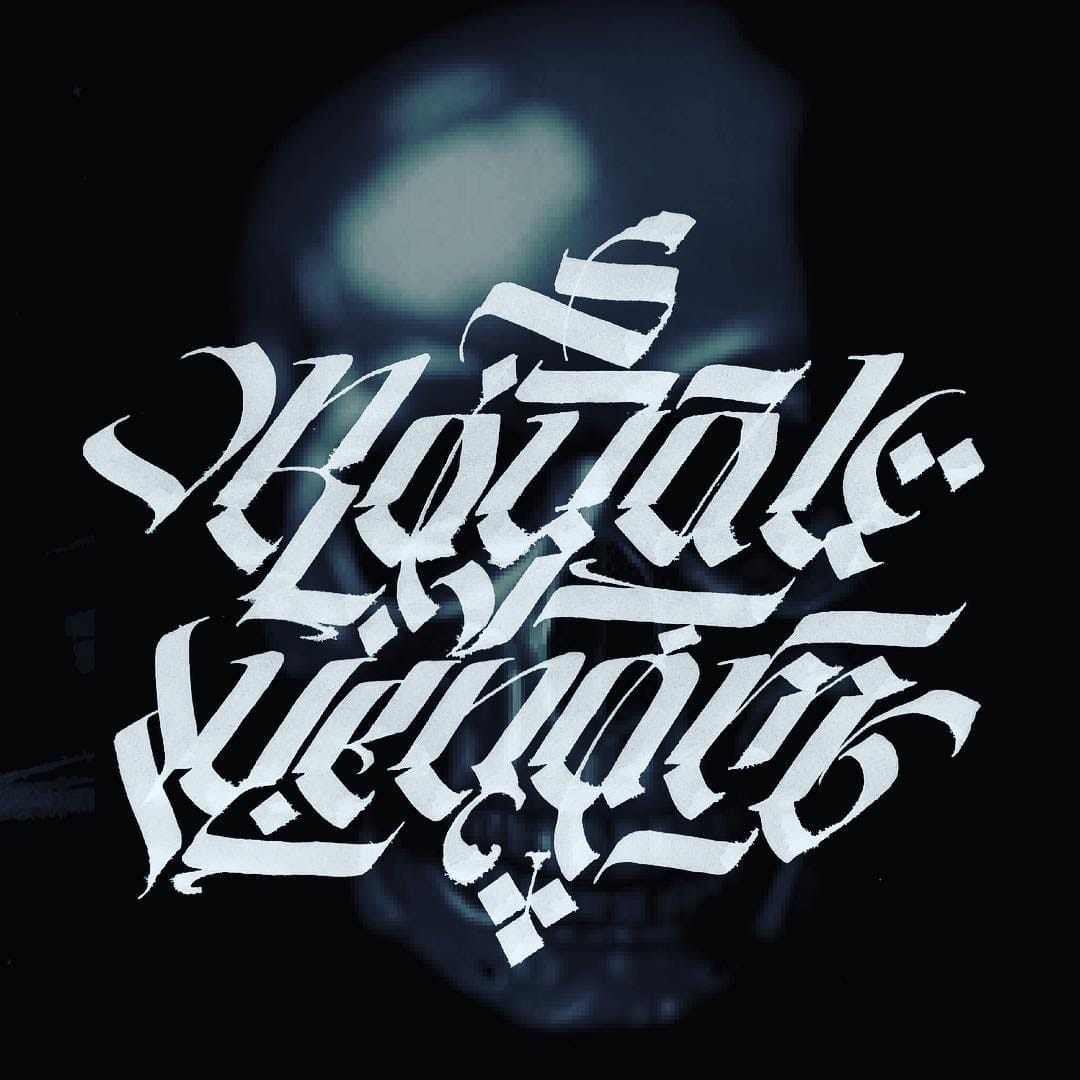 Royal Venom blackletter piece by Anatolios Spyrlidis