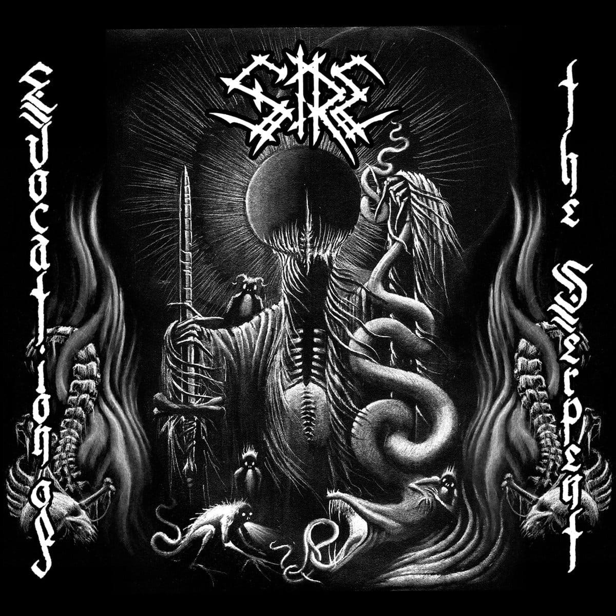 Album cover design for SIRE - Evocation of the Serpent by Josh Yelle