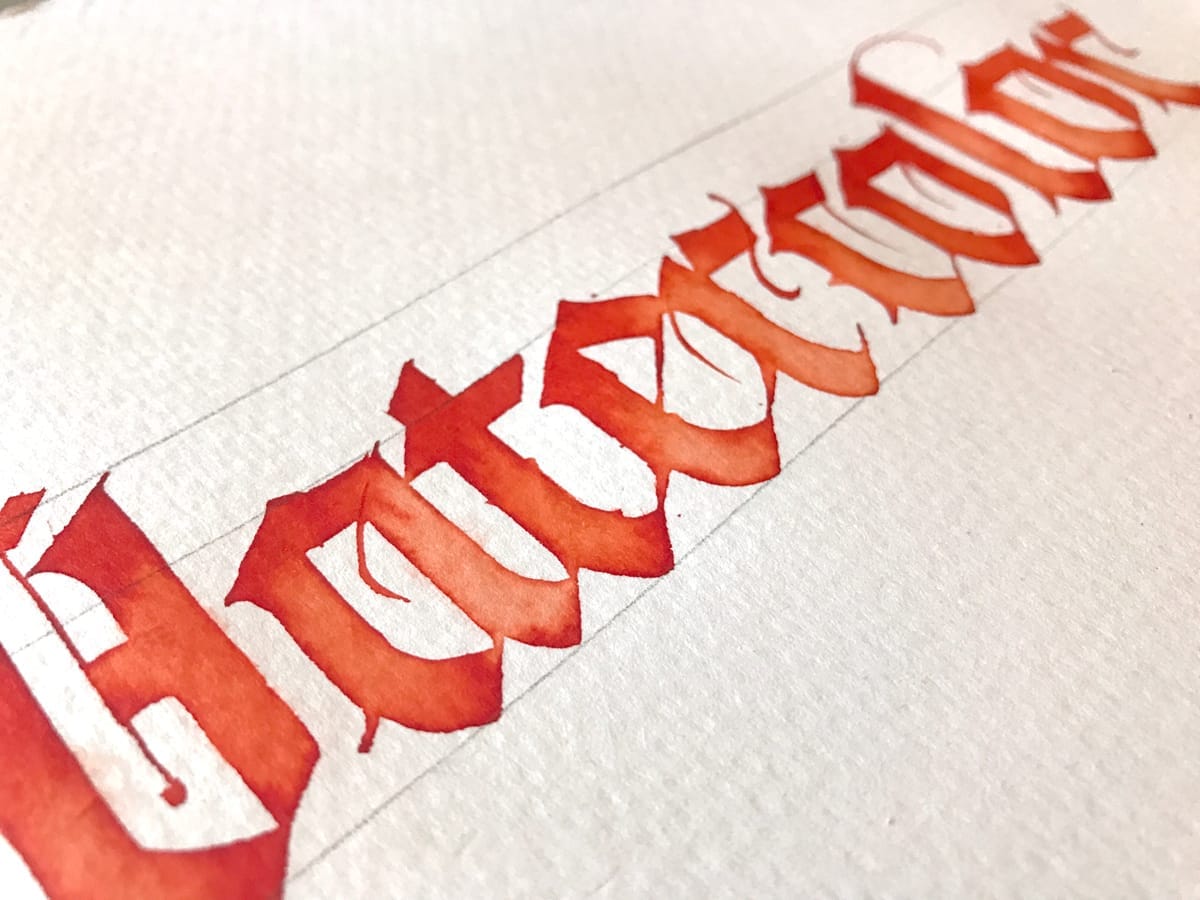 Reduction watercolor technique