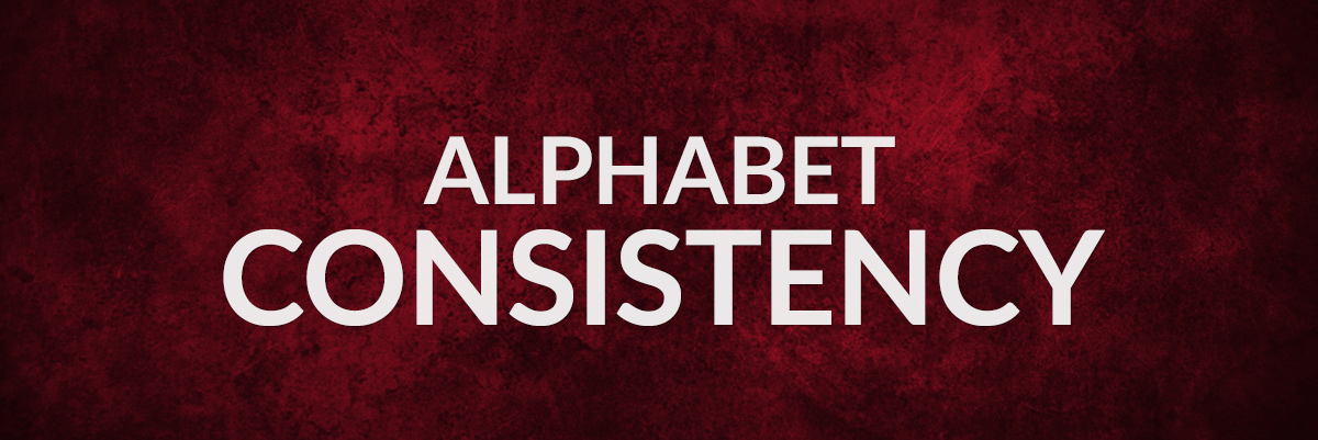 How to Create a Consistent Alphabet by Jake Rainis