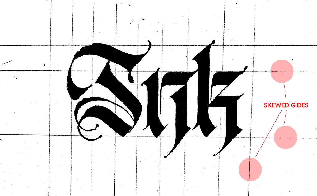 Initial scan of a Calligraphy piece