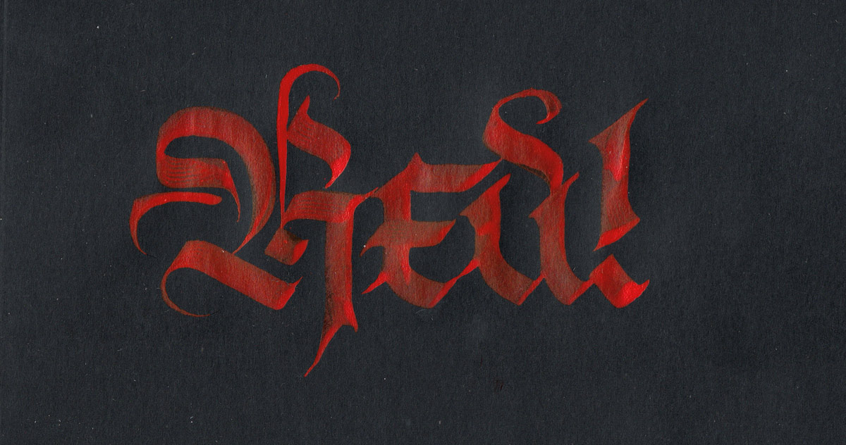 Opaque red ink