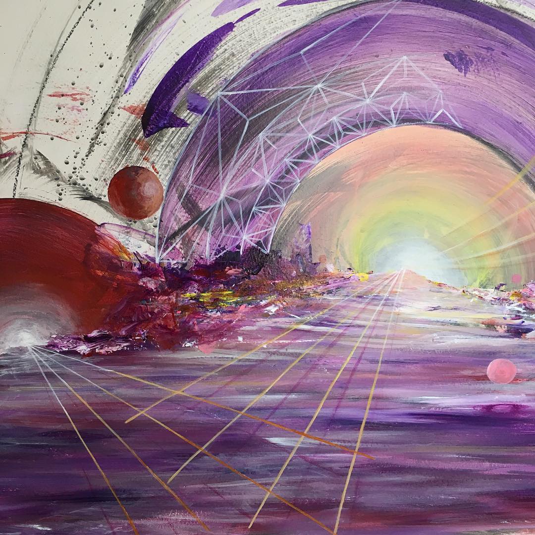 Abstract Canvas by Simon Teigeiro