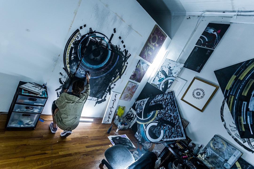 Abstract Canvases by Simon Teigeiro
