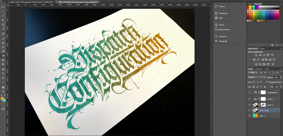 Fixing the layer mask