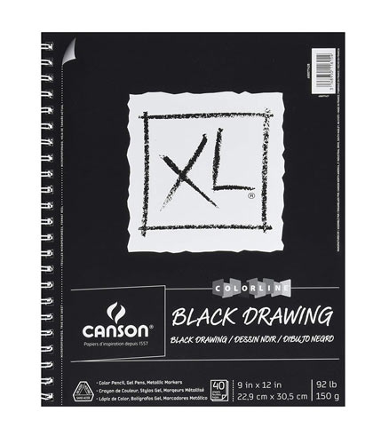 Canson Colorline Black Sketchbook