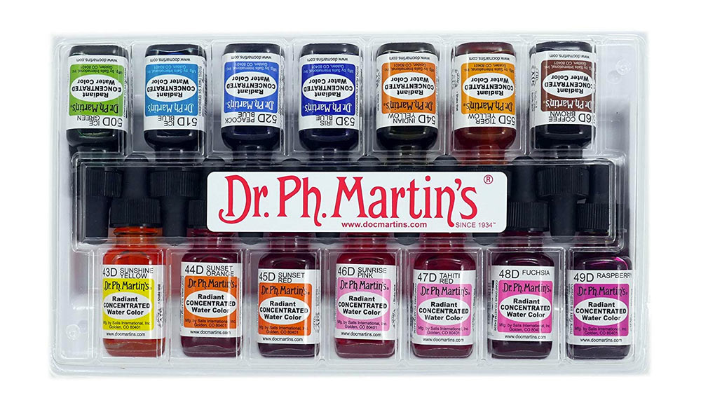 Dr PH Martin Concentrated Watercolor ink
