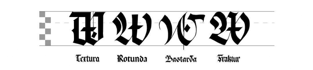 Blackletter variations