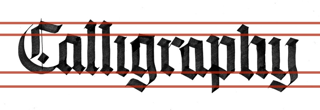 Writing freehand with no guides